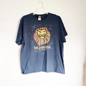 DISNEY LION KING BROADWAY MUSICAL T SHIRT XL